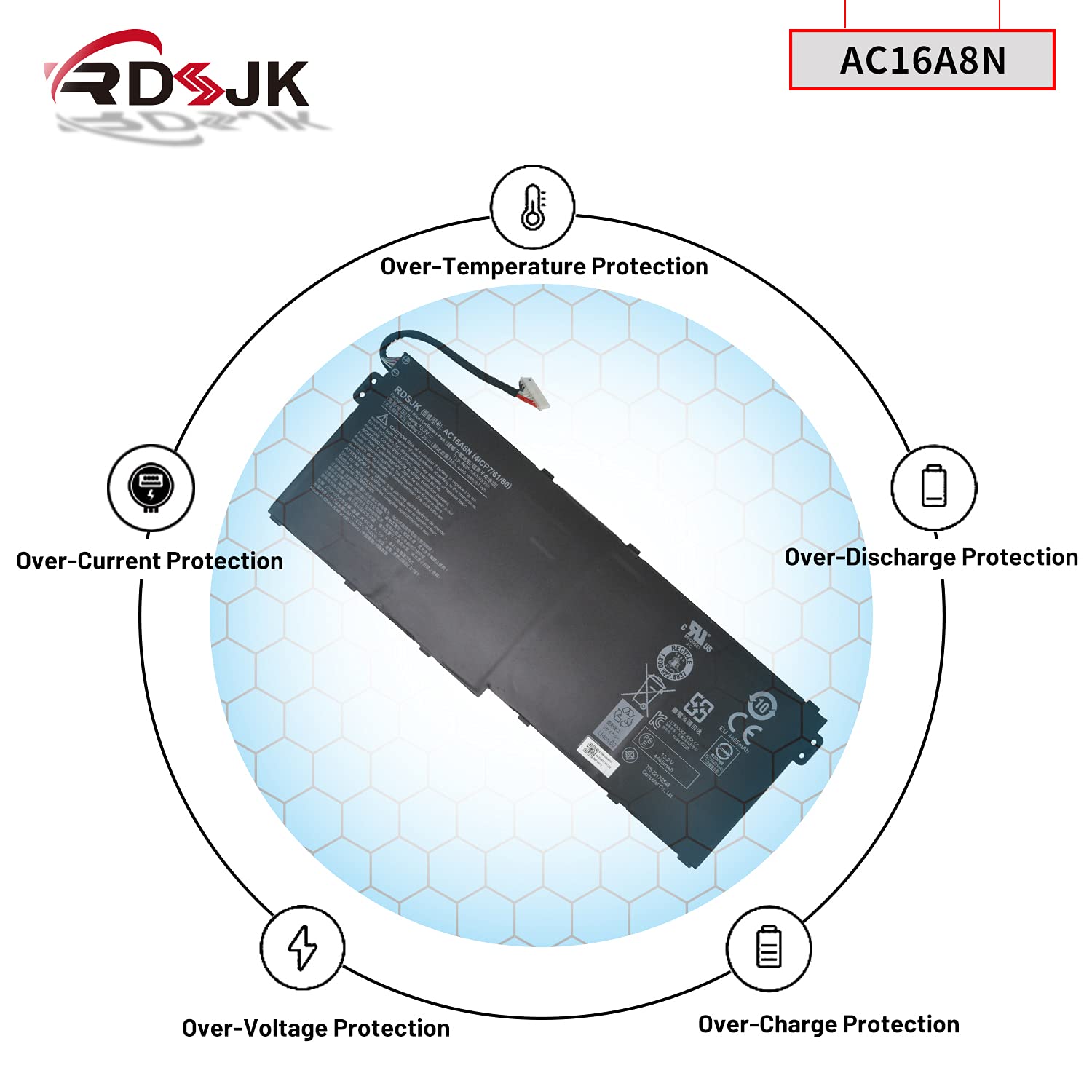 Amazon.com: AC16A8N Laptop Battery for Acer Aspire V15 Nitro BE